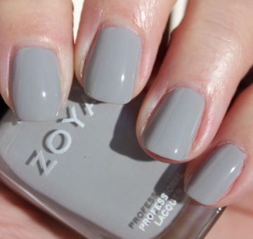 Zoya Dove, light grey nail polishes spring 2019