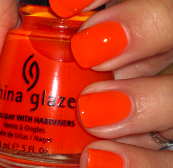 orange knockout, china glaze
nail polishes spring 2019